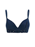LCW DREAM LACİVERT Balensiz Dolgusuz Çiçekli Sütyen