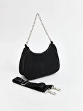 LCW ACCESSORIES SİYAH Çıkarılabilir Askılı Kadın Omuz Çantası