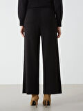 Beli Lastikli Geniş Paça Kadın Triko Pantolon_W4I159Z8-RQL_8684682072375_2XL