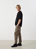 XSIDE Kahverengi Standart Kalıp Erkek Kargo Pantolon