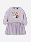 Bisiklet Yaka Elsa Baskılı Kız Çocuk Elbise_W4KR31Z1-DP386846825331806-7 Yaş