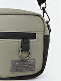 LCW ACCESSORIES GRİ Fermuarlı Erkek Omuz Çantası