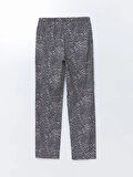Bisiklet Yaka Leopar Desenli Kadın Pijama Takımı_W4LU44Z8-LRX_8684683472167_2XL