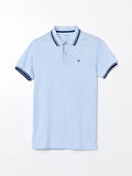 LCWAIKIKI Classic Mavi Polo Yaka Pike Erkek Tişört