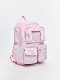 LCW ACCESSORIES Pembe Çok Bölmeli Kız Çocuk Sırt Çantası