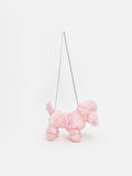 LCW ACCESSORIES Pembe Köpek Figürlü Pelüş Kız Çocuk Omuz Çantası