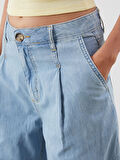 LCW Jeans Indigo Wideleg Kadın Jean Pantolon