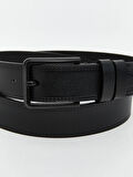 LCW ACCESSORIES Siyah Hakiki Deri Erkek Kemer
