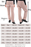 Pamuk 2 İplik Lycra Eşofman Alt-Bej