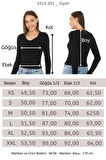 V Yaka Slim Fit Tişört-Siyah