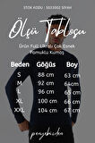 Erkek Dik Yaka Slim Fit Pamuk Likra Tişört 2'li Paket-Siyah-Siyah