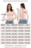 Likralı Pamuk Tişört-Slim Fit -Pudra