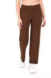  Extra Yumuşak Uzun Viskon Pantolon Home&Outdoor-Kahverengi