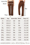  Extra Yumuşak Uzun Viskon Pantolon Home&Outdoor-Kahverengi