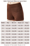 Extra Yumuşak Viskon Şort Home&Beach-Kahverengi