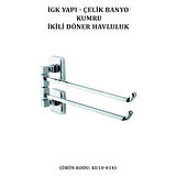 İGK YAPI - ÇELİK BANYO KUMRU BANYO SETİ -19(4 PARÇA)
