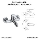 İGK YAPI - GPD MBB75 FELİS BANYO BATARYASI