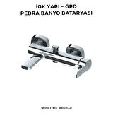 İGK YAPI - GPD MBB160 PEDRA BANYO BATARYASI