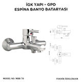 İGK YAPI - GPD MBB70 ESPİNA BANYO BATARYASI