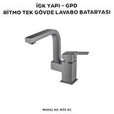 İGK YAPI - GPD MTL85 Ritmo Tek Gövde Lavabo Bataryası