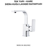 İGK YAPI – KARE Kuğu Lavabo Bataryası (KRA29002)