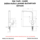 İGK YAPI – KARE Kuğu Lavabo Bataryası (KRA29012)