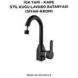 İGK YAPI – KARE Kuğu Lavabo Bataryası (KST30010-K)