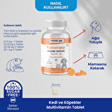 Foodline MultiVitamin 75 Tablet | Kedi ve Köpekler İçin Bağışıklık Destekleyici