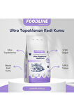 Foodline Lavanta Kokulu İnce Taneli Bentonit Topaklanan Kedi Kumu 10 Lt X 2 Adet