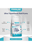 Foodline Marsilya Sabunu Kokulu İnce Taneli Bentonit Topaklanan Kedi Kumu 10 Lt X 2 Adet