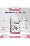 Foodline Bebek Pudrası Kokulu İnce Taneli Bentonit Topaklanan Kedi Kumu 10 Lt X 2 Adet