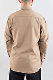 Slim Fit Dar Kalıp Erkek Kot Gömlek