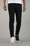Erkek Slim Fit Dar Kesim Tırnaklı Kot Pantolon