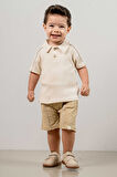 Bebek Çocuk Pamuklu Şortlu 2'li Takım Trend Moda Alt Üst Takım