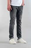Erkek Slim Fit Dar Kesim Kot Pantolon