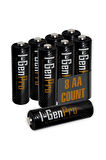 I-Gen Pro P103 8 Adet AA 2950 mAh Şarj Edilebilir Kalem Pil 1.2V Ni-MH Şarjlı Pil