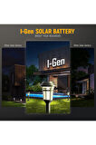 I-Gen B112 8 Adet AA 1100 Mah Şarj Edilebilir Kalem Pil 1.2V Ni-MH Şarjlı Pil Solar Aydınlatma Uyumlu
