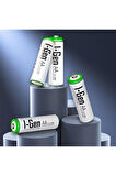 I-Gen B138 2 Adet AA 2700 mAh Şarj Edilebilir Kalem Pil 1.2V Ni-MH Şarjlı Pil