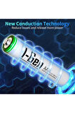 I-Gen G465 4'lü Pil Şarj Aleti + 4 Adet AAA 650 mAh Şarjlı İnce Kalem Pilli Set