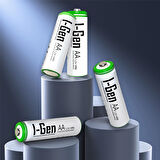 I-GEN B183 32'li Paket Şarjlı Pil 16 Adet AA 2700 MAH ŞARJLI KALEM PİL + 16 ADET AAA 900 MAH ŞARJLI İNCE KALEM PİL 1.2V NI-MH