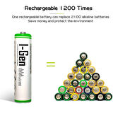 I-GEN B183 32'li Paket Şarjlı Pil 16 Adet AA 2700 MAH ŞARJLI KALEM PİL + 16 ADET AAA 900 MAH ŞARJLI İNCE KALEM PİL 1.2V NI-MH