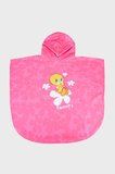 Slipstop Daisyloo Baskılı Pamuklu Kapüşonlu Havlu Panço Kız Çocuk PANÇO SP2612050002 PEMBE
