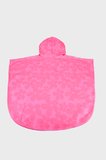 Slipstop Daisyloo Baskılı Pamuklu Kapüşonlu Havlu Panço Kız Çocuk PANÇO SP2612050002 PEMBE
