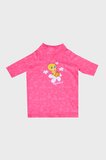 Slipstop Daisyloo Uv Korumalı Kısa Kollu Mayo T Shirt Kız Çocuk T SHİRT ST2612050002 PEMBE
