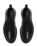 Polaris  109005 Siyah Hakiki Deri Erkek Ayakkabı