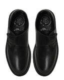 Polaris 109024 Siyah Hakiki Deri Erkek Ayakkabı