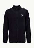 Reebok CN 10904 PIER POLAR FZ Siyah Regular Fit Düz Erkek Zip Ceket