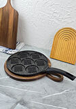 Waffle Tavası - Döküm Pankek Tavası - 27 CM