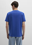 Cep Detaylı Mavi Tişört 066248-70907
