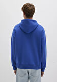 Mavi Logo Baskılı Kapüşonlu Mavi Sweatshirt 067149-70907